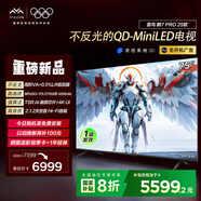 雷鳥TCL鶴7 Pro 25款75英寸2176分區(qū)QDMiniLED低反屏平板電視機(jī) 75R795C黑色 0英寸 75英寸標(biāo)配