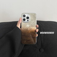 品無(wú)憂(yōu)iPhone15簡(jiǎn)約紋全包promax14手機殼適用于/1613錫紙 大孔錫紙紋-咖色漸變 蘋(píng)果6s/6plus