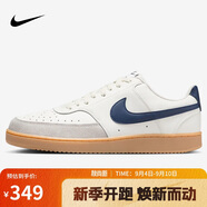 耐克NIKE板鞋男復(fù)古COURT VISION運動鞋HF1068-133帆白/深藏青40.5