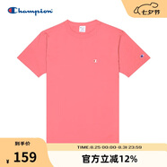 Champion冠軍t恤男24新款純棉情侶寬松短袖上衣 M441粉色 L 