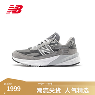 NEW BALANCE 【Teddy Made】官方休閑鞋男鞋女鞋復古美產(chǎn)990v6系列情侶運動(dòng)鞋 灰色 女款 W990GL6 39 (女碼腳長(cháng)25cm)