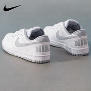 耐克（NIKE）男鞋板鞋 2025新款秋季時尚運動鞋舒適耐磨低幫運動休閑鞋滑板鞋 NIKE BIG/灰白 44