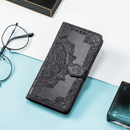日韓適用于夏普Sense9手機殼全包支架Wish5插卡ArrowsAlpha保護套 黑色 夏普Sharp Aquos Sense9