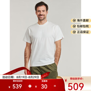 REPLAY男裝短袖潮牌休閑上衣純棉圓領吸汗中青年t恤白色七夕情人節(jié)禮物 白色 S (EU)
