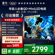 FFALCON雷鳥電視 65鶴6 25款（PLUS版） 65英寸 QD-MiniLED 高階VA 背光分區(qū) 家電國家補貼電視65S595C
