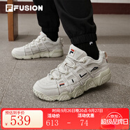 FILA FUSION斐樂(lè)女鞋潮牌文化籃球鞋休閑鞋情侶運(yùn)動(dòng)鞋斐樂(lè)男女鞋 燕麥色-OM【情侶】 43