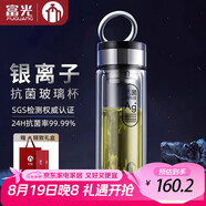 茶馬仕雙層抗菌玻璃杯帶提環(huán)泡茶杯男女士 高檔商務(wù)送禮車載辦公水杯子