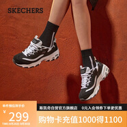 斯凱奇（Skechers）女鞋秋季厚底老爹鞋百搭熊貓鞋軟底舒適外穿休閑運動鞋11959