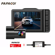 PAPAGO！PAPAGO趴趴狗 N291S 雙鏡頭前后雙錄行車記錄儀高清弱光夜視wifi N291S雙鏡頭+128G卡+降壓線套餐
