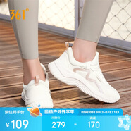 361°運動(dòng)鞋女秋季網(wǎng)布透氣健身輕便休閑厚底慢跑步鞋子女682232210-6