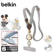 貝爾金（BELKIN）迪士尼系列巧磁百變手機(jī)掛繩 適用于蘋果全包手機(jī)殼 可掛脖可斜挎 長(zhǎng)度可調(diào)節(jié) 閃耀米奇