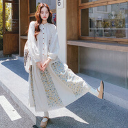 木清清精美刺繡襯衫蕾絲碎花拼接半身裙套裝女2025秋氣質(zhì)溫柔耐看兩件套 兩件套(面料升級版) S 建議105斤以?xún)?
                                         title=