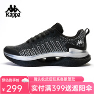 卡帕（Kappa）背靠背2025新款跑步鞋復(fù)古運(yùn)動(dòng)鞋男款低幫休閑鞋女 黑色-990 44