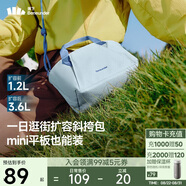 蕉下（beneunder）斜挎包包女包單肩包托特包七夕情人節禮物送女生輕便逛街旅游 藍