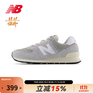 NEW BALANCE NB男鞋女鞋574系列情侶運(yùn)動(dòng)休閑鞋 U574RBL 淺灰色 37 (腳長(zhǎng)22.5cm)