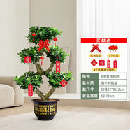 語(yǔ)森憶金錢榕盆栽綠植花卉大8字老樁造型s彎搖錢樹(shù)植物小葉人參榕樹(shù)盆景 送精美掛飾一套【開(kāi)業(yè)+喬遷+送禮】 8字造型榕樹(shù)【0.9-1.0米】圓柱樹(shù)脂盆
