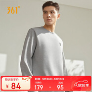361°衛(wèi)衣男裝秋裝長袖運動服休閑跑步圓領(lǐng)寬松上衣套頭衫652334801D-2