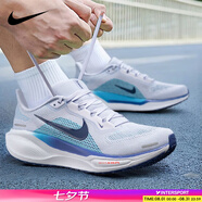 耐克（NIKE）男鞋 2025夏季新款PEGASUS 飛馬41運動(dòng)鞋輕便跑鞋緩震透氣跑步鞋 空間藍灰-014 Air Zoom 40