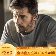 AKSERIES【商場(chǎng)同款】AK男裝衣多穿復(fù)古華夫格全棉透氣短袖t恤男1900334 花灰 L