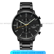 三宅一生（ISSEY MIYAKE）C 巖崎一郎日夜光三眼計時(shí)日歷 石英 不銹鋼表帶 日韓表 42mm 男 NYAD703Y