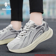 喬丹運動(dòng)鞋男鞋軟底跑步鞋2025春季新款網(wǎng)面透氣輕便減震休閑鞋子男士 淡灰/沉靜灰【網(wǎng)面透氣】 41