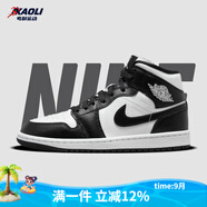 耐克（NIKE）【潮】Air Jordan aj1板鞋女子新款中高幫透氣休閑運(yùn)動耐磨籃球鞋 DV0991-101（ 黑白熊貓） 36.5