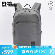 Jack Wolfskin狼爪背包男款女款旅行便攜收納雙肩包A62529 板巖灰