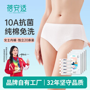 蓓安適一次性內(nèi)褲女純棉孕婦產(chǎn)婦生理期旅行20條裝 女士白色XL碼