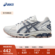 亞瑟士ASICS男鞋越野跑步鞋抓地穩定運動(dòng)鞋耐磨跑鞋GEL-KAHANA 8 淺灰色 42.5