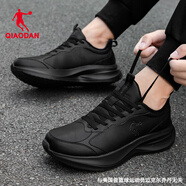喬丹男鞋運(yùn)動(dòng)鞋男鞋2025秋季新款網(wǎng)鞋透氣輕便跑步鞋男士冬季休閑鞋子 黑色/電掣灰-224B 皮面加絨 39