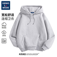 GENIOLAMODE品牌美式復古連帽衛衣男秋季薄款歐美高街潮ins長(cháng)袖休閑上衣