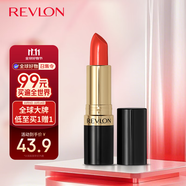 露華濃（Revlon）麗采保濕滋潤唇膏黑管口紅4.2g甜蜜珊瑚紅750#不掉色生日禮物女