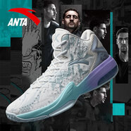 安踏KT3 team｜籃球鞋男秋冬季湯普森防滑減震男戶(hù)外實(shí)戰比賽運動(dòng)鞋子 【KT3 TEAM高幫款新配色】沙?；?霧灰-1 42