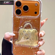呆殼高級感創(chuàng  )意ins透底閃金立體有錢(qián)金馬適用iphone17promax蘋(píng)果16pro手機殼15財神iphone14保護套 【晶透-高配版】包你健康如意漂亮好運 iPhone 16