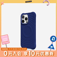 CASETIFY 純色波漾手機(jī)殼 MagSafe兼容 硅膠手機(jī)殼 適用于蘋果iPhone17/16/15 Air/Plus/Pro/Max手機(jī)保護(hù)殼 海軍藍(lán)Magsafe iPhone 16 Pro 