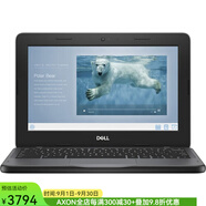 戴爾（DELL）Chromebook 11 3110谷歌筆記本電腦11.6英寸32GB Wi-Fi6 黑色 英特爾賽揚 N4500 雙核 高清網(wǎng)絡(luò )攝像頭 4+32GB 無(wú)線(xiàn)網(wǎng)絡(luò ) 6| 藍牙 5.2