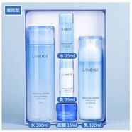 蘭芝（LANEIGE）韓國蘭芝水乳套裝水庫套盒水乳補水保濕滋潤清爽護膚品 T蘭芝水庫滋潤型帶水乳中樣