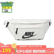 耐克NIKE 王一博同款 中性腰包  休閑包 BA5751-072淺骨色大號