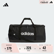 adidas大容量運動健身斜挎手拎包男女春季新款阿迪達斯官方JE8344 黑色/白色   NS