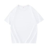 TF家族陳浚銘同款拼色插肩袖短袖t恤男女情侶夏季純棉寬松上衣服 白色短袖 S