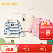 巴拉巴拉嬰兒針織衫女童薄毛衣男童套頭秋裝秋裝可愛時尚 紅色調(diào)00466 80cm