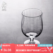 九土INS風(fēng)創(chuàng)意高腳玻璃杯個(gè)性網(wǎng)紅甜品杯冰淇淋杯家用咖啡杯香檳酒杯 款式二 200ml 1只