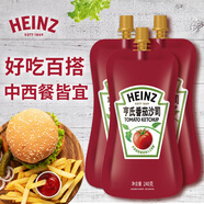 亨氏（Heinz）番茄醬 袋裝番茄沙司 意大利面薯?xiàng)l醬 240g*3袋