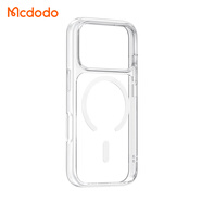 MCDODO適用iPhone17Pro手機殼蘋(píng)果17ProMax新款17air磁吸Magsafe無(wú)線(xiàn)充超薄保護套透明硬殼自帶拍照按鍵 【iPhone17 Pro】MagSafe磁吸款