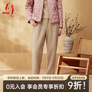 天意TANGY/天意2025冬季新款商場同款民族保暖風(fēng)小腳褲 2254511 卡其7217 L