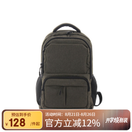 網(wǎng)易嚴選背著輕便 都市休閑雙肩包書包商務背包 軍綠色