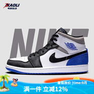 耐克（NIKE）【潮】Nike Air Jordan aj1板鞋男女新款情侶中幫休閑運動籃球鞋 BQ6931/852542-102白藍 36 GS
