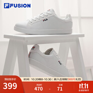 FILAFUSION斐樂潮牌板鞋男鞋新款百搭休閑鞋網(wǎng)球文化鞋小白鞋男 集團(tuán)白-WT 40