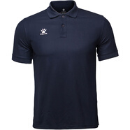 JS&KEKELME卡爾美POLO衫夏季男女翻領(lǐng)T恤運動(dòng)純色足球速干訂制短袖上衣 3891064_男_藏青 S