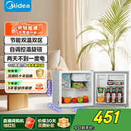 美的（Midea）45升單門迷你小冰箱客廳冰箱租房宿舍辦公室家用冷藏小型節(jié)能電冰箱BC-45M